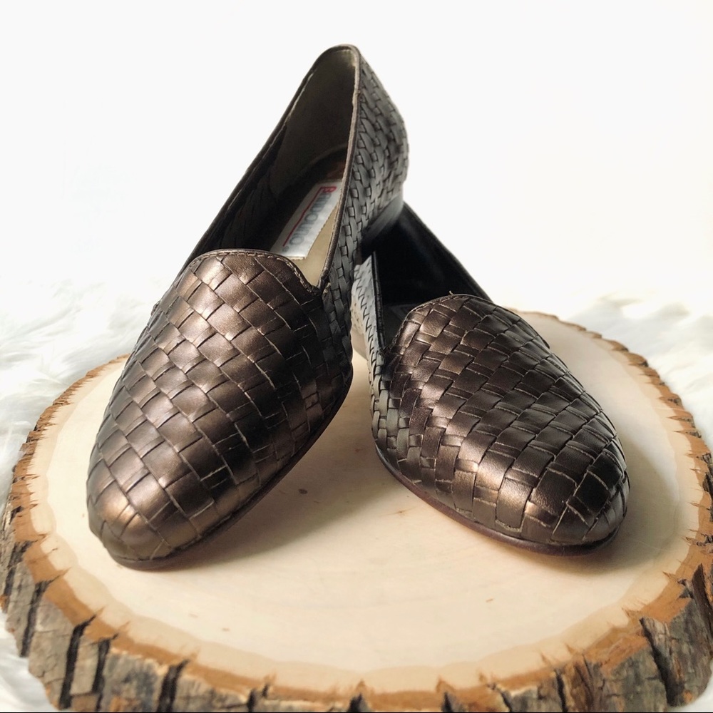 Bandolino | Vintage Bronze Woven Flats